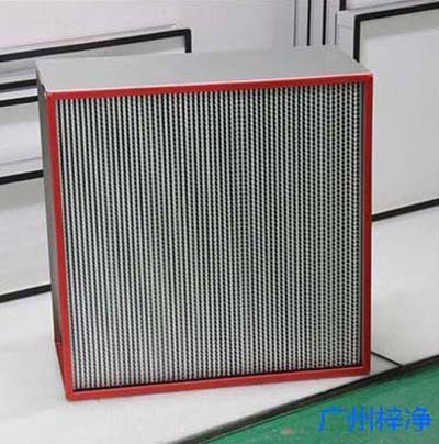 250度耐高溫高效過濾器應(yīng)于于熱風(fēng)處理末端過濾。