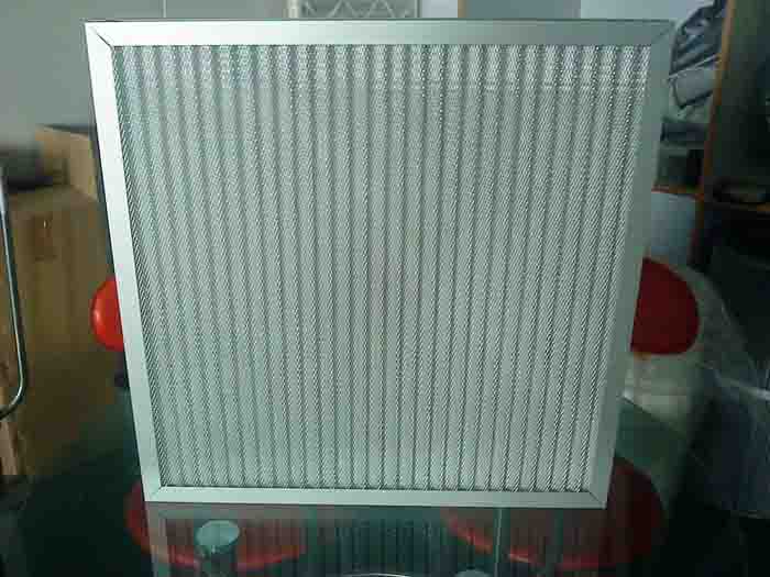 金屬網(wǎng)過濾器濾料：金屬網(wǎng)、鋁網(wǎng)或不銹鋼絲網(wǎng)